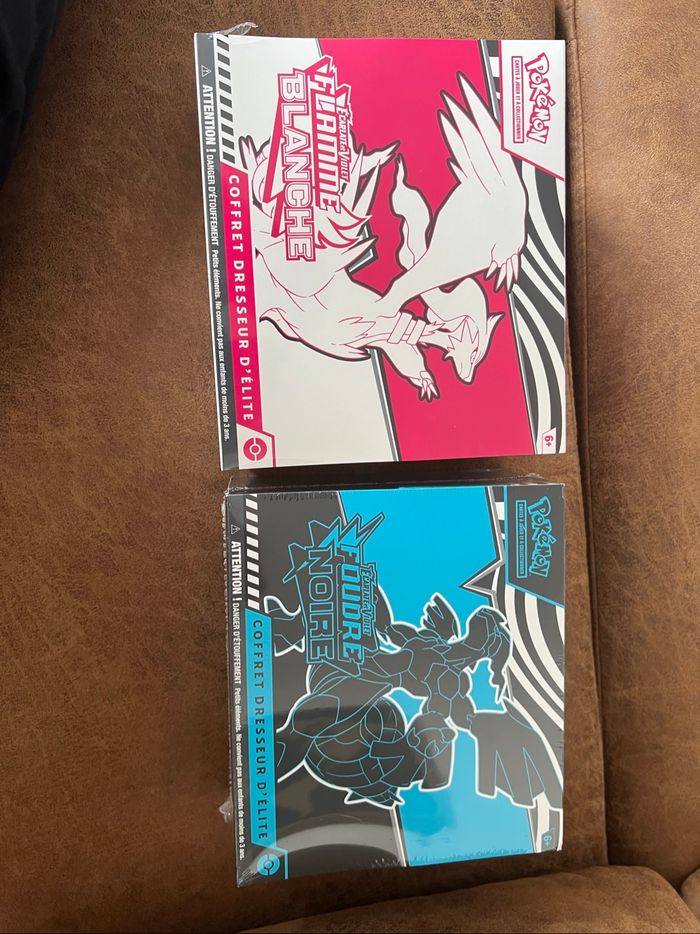 Lot Duo ETB flamme blanche foudre noire