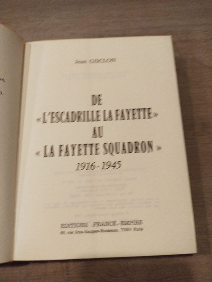 Livre L'escadrille la Fayette - photo numéro 4
