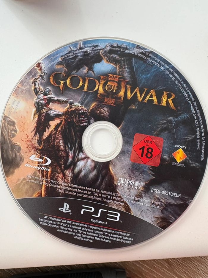 God of war 3 ps3 cd en loose