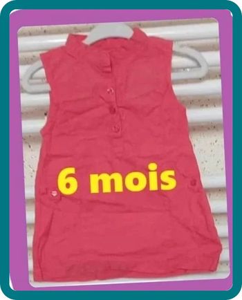 Robe corail In Extenso Taille 6 mois