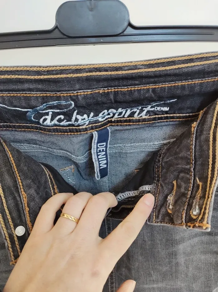 Jupe en jean noir Esprit EDC taille de 36 - photo numéro 4