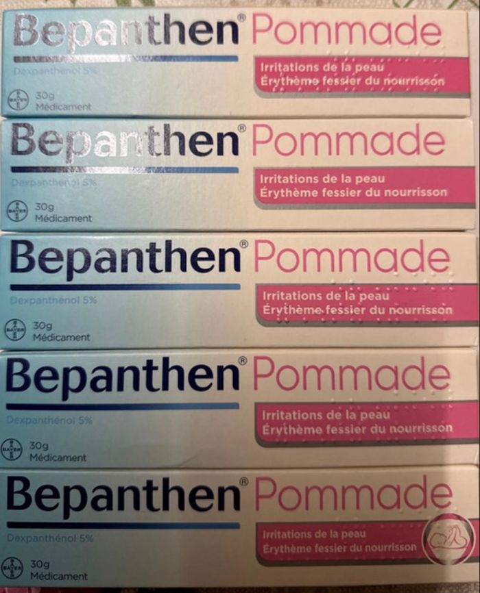 4 tubes de bepanthen neuf