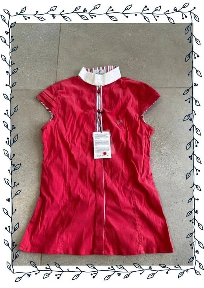 Chemisier rose sans manches Anna Scarpati, neuf, taille S, valeur 120€