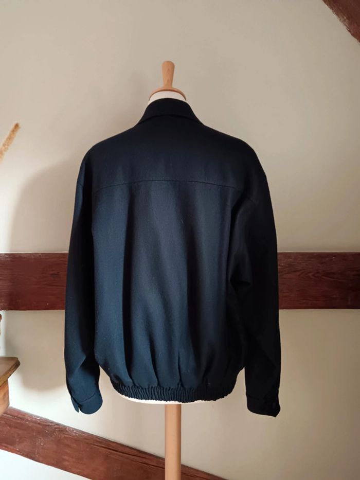 Veste laine bombers marine Made in Italy - photo numéro 8