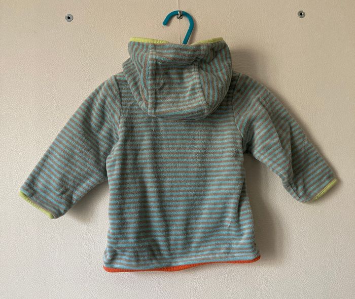 veste à capuche zippée bébé 9 mois - photo numéro 3