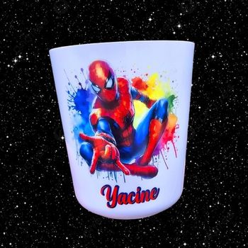 Verre personnalisé enfant spiderman