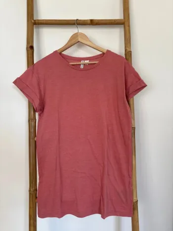 t-shirt long rose divided taille S