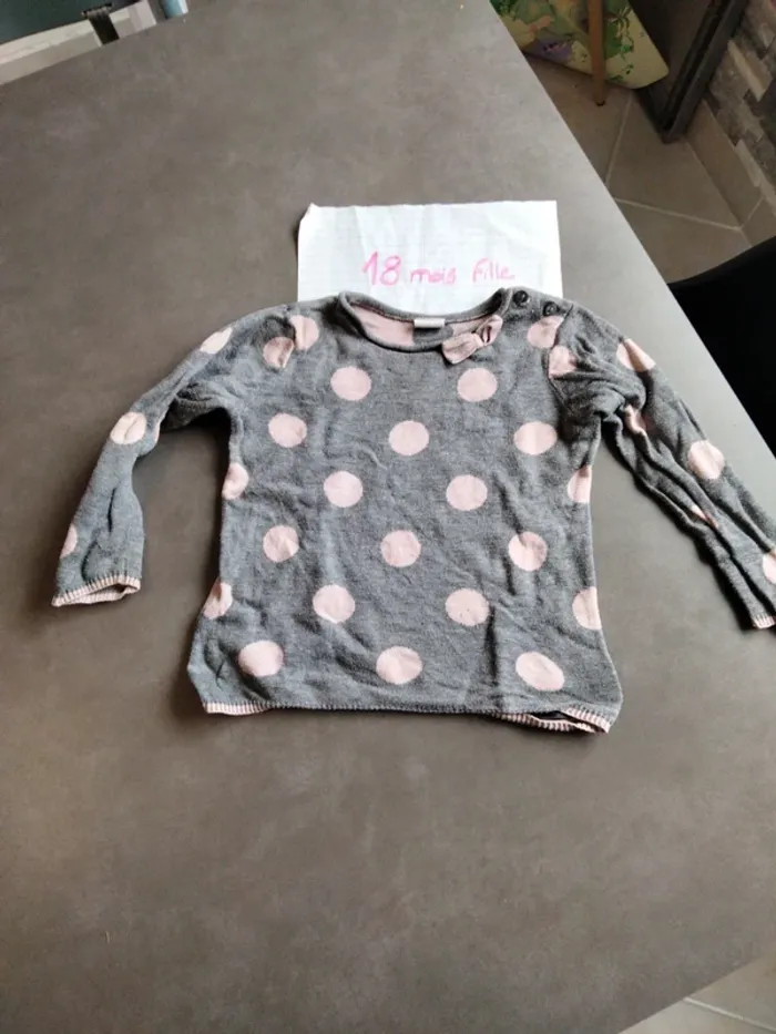 Pull à pois H&M