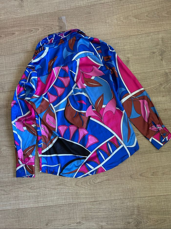Chemise imprimée neuve à manches longues In Vogue taille S - photo numéro 8