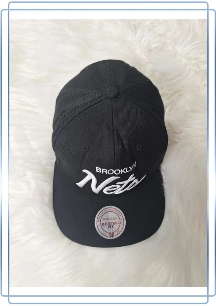 Casquette mitchell and ness NBA brooklyn nets / ajustable - brodé (529)