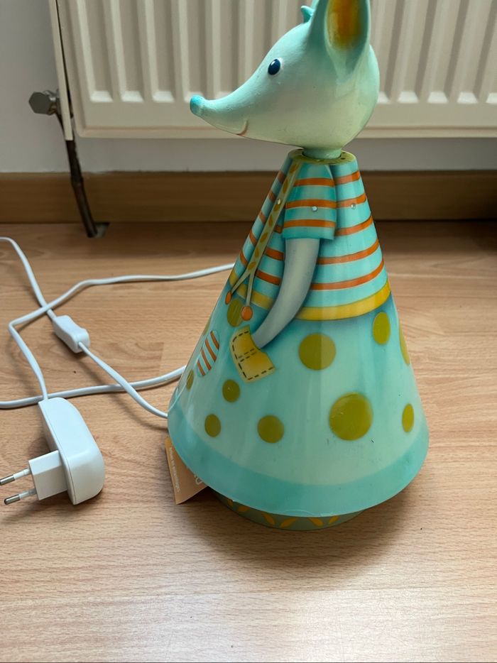 Lampe pour enfant veilleuse loup vintage - photo numéro 2