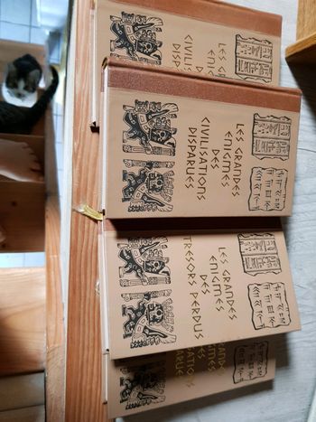 Tome 1 à 4 les grandes énigmes des civilisations disparues.
