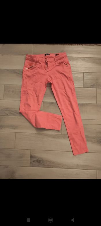 Pantalon 7/8eme corail