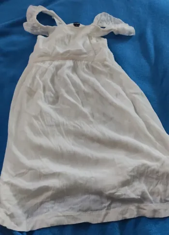 Robe blanche Kiabi 10 ans