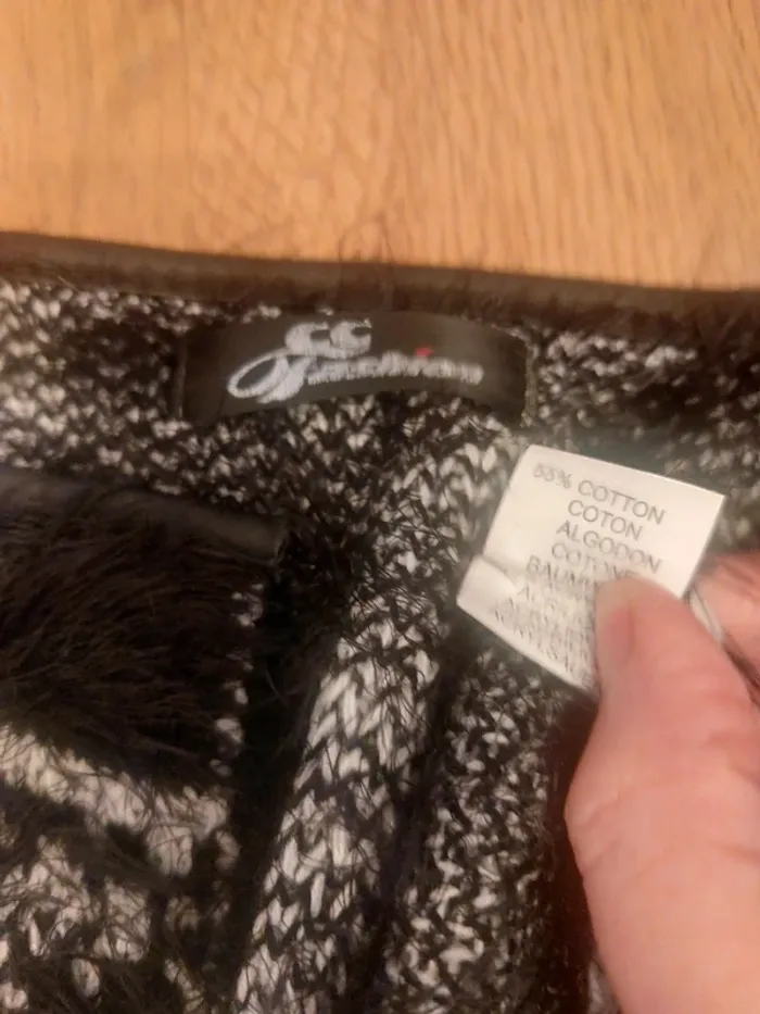 Très belle veste style Angora 55% coton - photo numéro 5