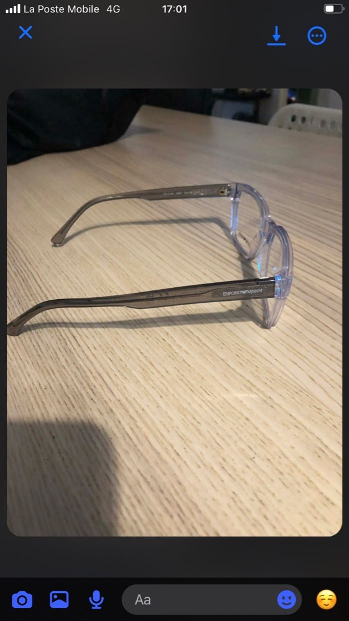 Lunettes emporio armani - photo numéro 3