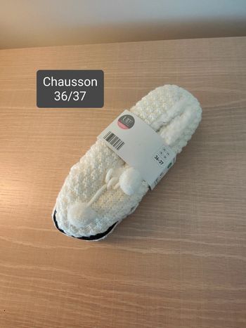Chausson femme neuf