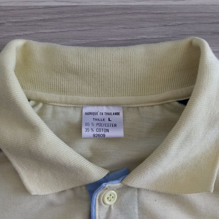 Polo homme vintage jaune taille L - photo numéro 2
