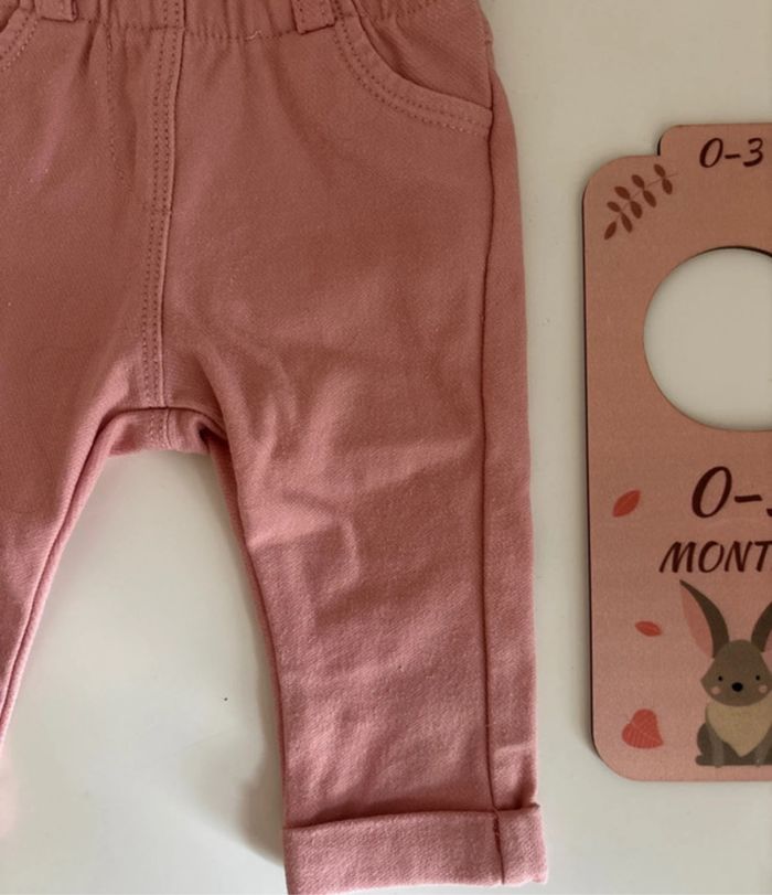 Legging bébé rose - photo numéro 2