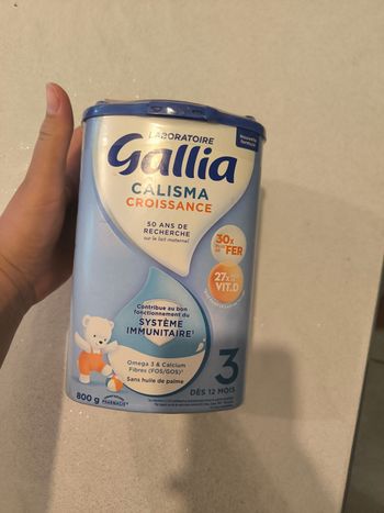 Lait galia 3 ème age