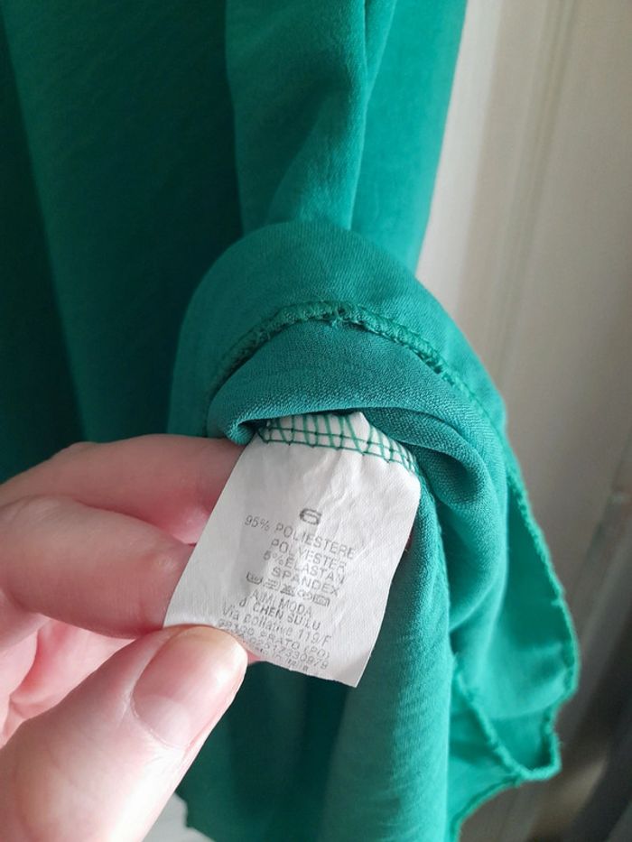 Blouse fluide vert Brésil 46/48 - photo numéro 3