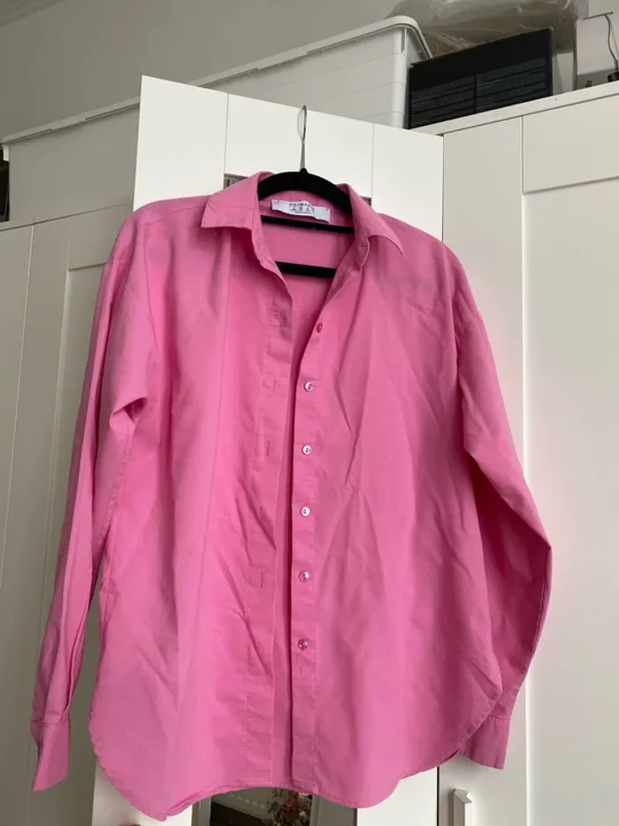 Chemise rose bonbon
