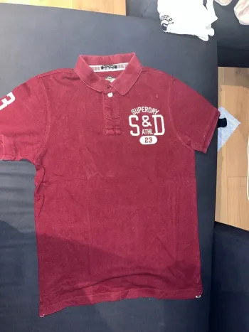 Polo superdry bordeaux taille M