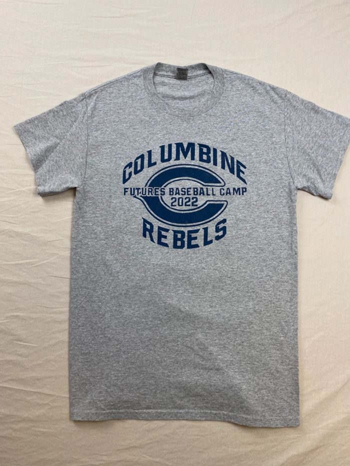 T-shirt imprimé sport USA, homme, été, gris, S