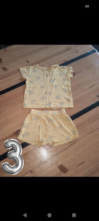Pyjama short fille 3 ans