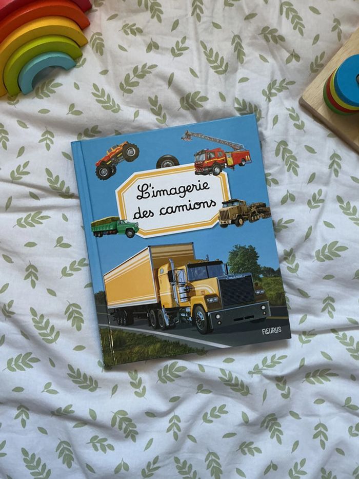 livre l'imagerie des camions éditions fleurus - photo numéro 2