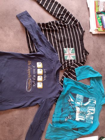 Lot de 3 hauts à Manche longue