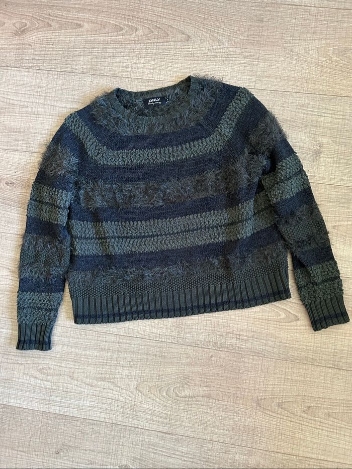 Pull vert kaki à manches longues Only taille S jamais porté - photo numéro 7
