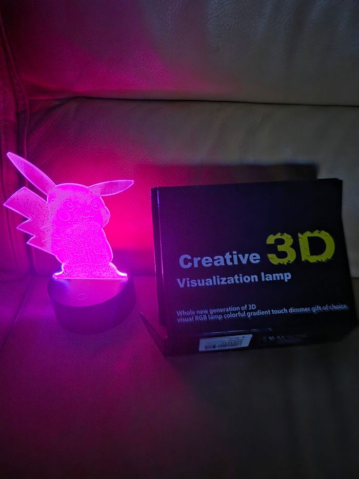 Lampe 3D Pikachu - photo numéro 3