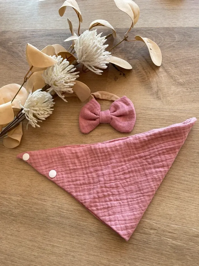 Lot Bavoir et bandeau