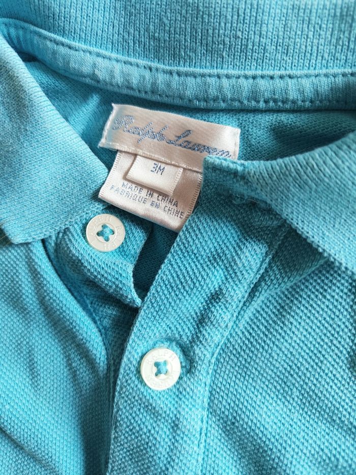 Grenouillère bleue Ralph Lauren 3 Mois - photo numéro 3