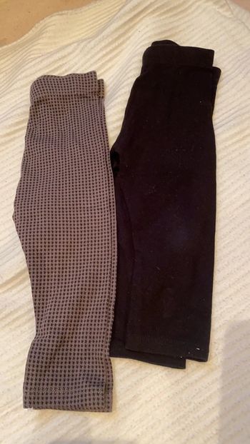 Lot deux leggings kiabi