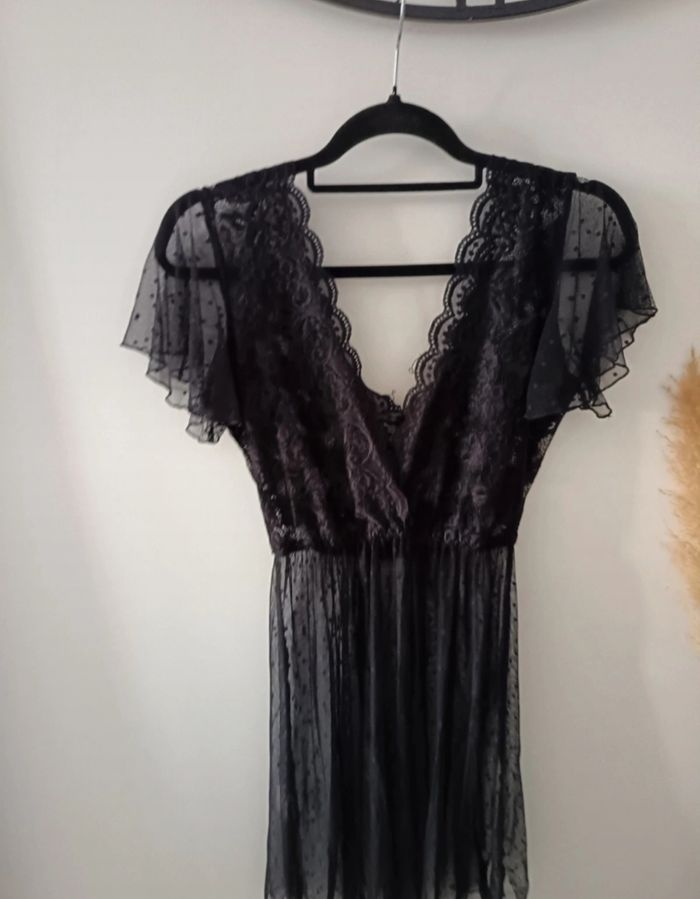 Nuisette transparente dentelle Shein M/38 Neuve - photo numéro 3