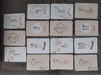 Cartes étapes bebe