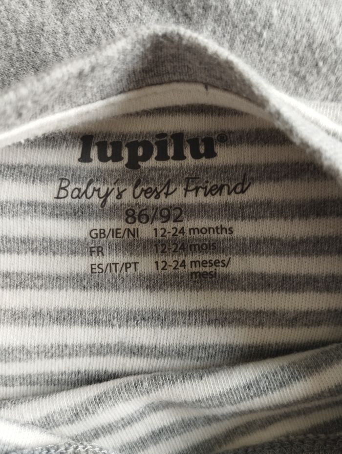 Lot t-shirt ML Lupilu 24 mois - photo numéro 2