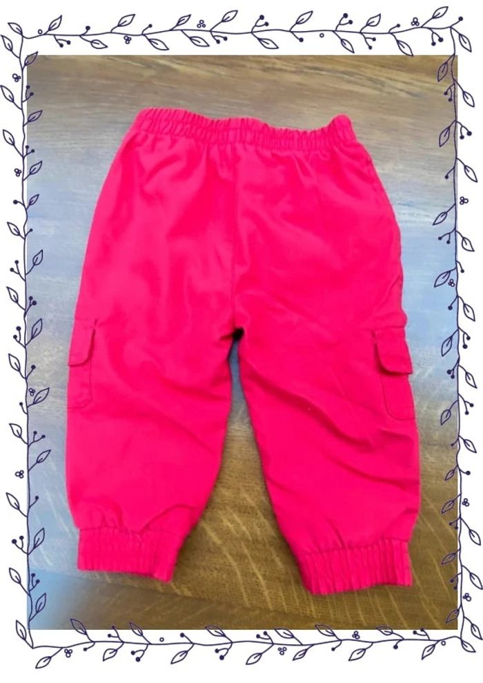 Pantalon jogging rouge 12 mois neuf - photo numéro 5