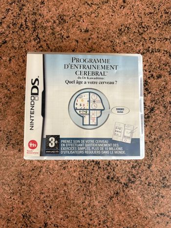 Jeu Nintendo DS programme d’entraînement cérébral - en très bon état