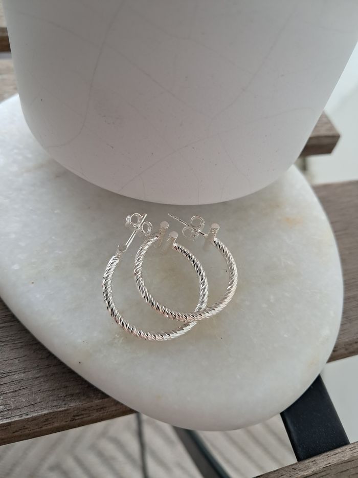 Créoles diamantées - photo numéro 2