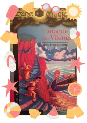 Livre collection la cabane magique .L'attaque des vikings