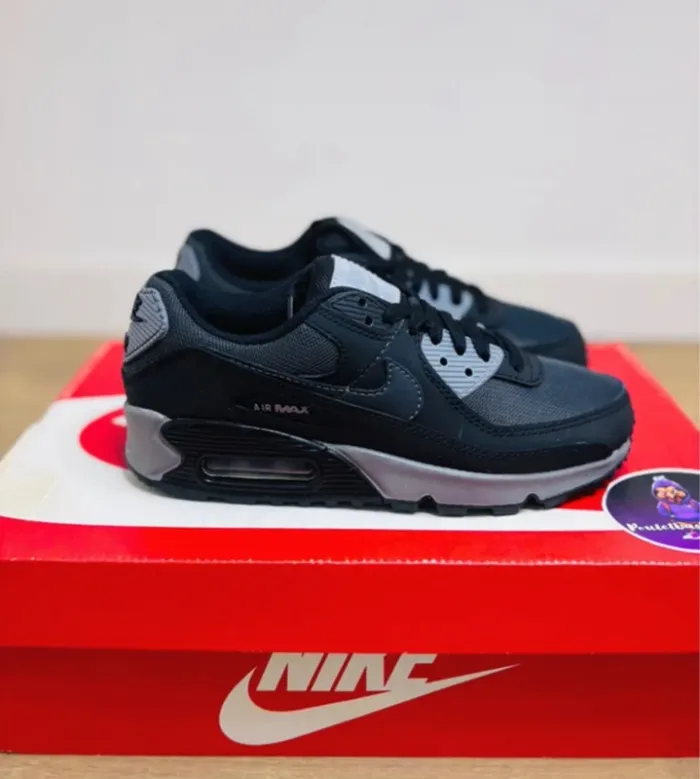 Nike Air Max 90 Black Anthracite Cool Grey Taille 36 - photo numéro 2