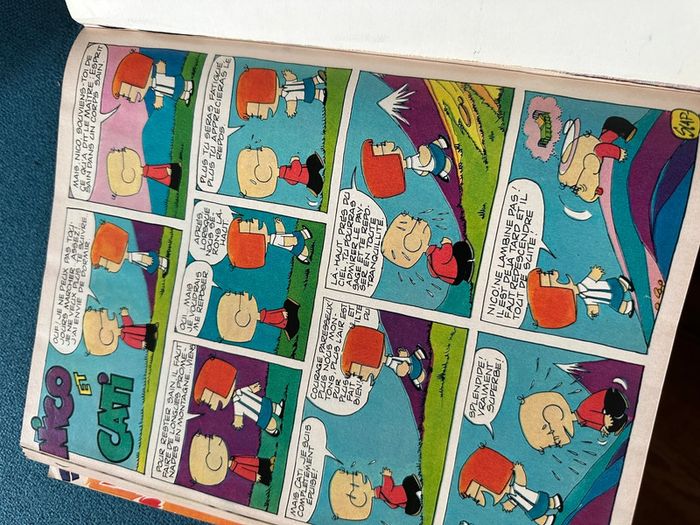 Grand recueil ancien livre album Lisette et Caroline bleu numéro 1 Pierre Probst - photo numéro 18