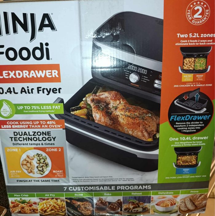 Airfrayer ninja foodie 10,4L NEUF garantie 2ans avec facture - photo numéro 2