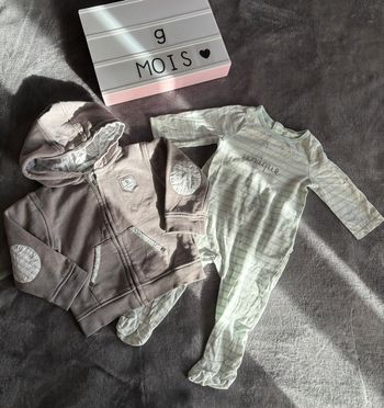 Gilet + Pyjama, 9 mois, Tape à l’œil, Obaïbi