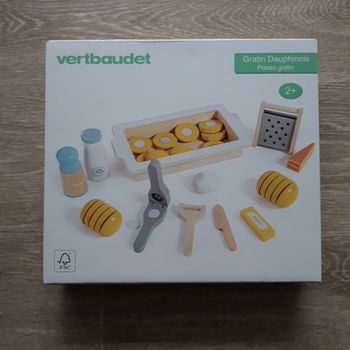 Jouet en bois Gratin Dauphinois Vertbaudet NEUF