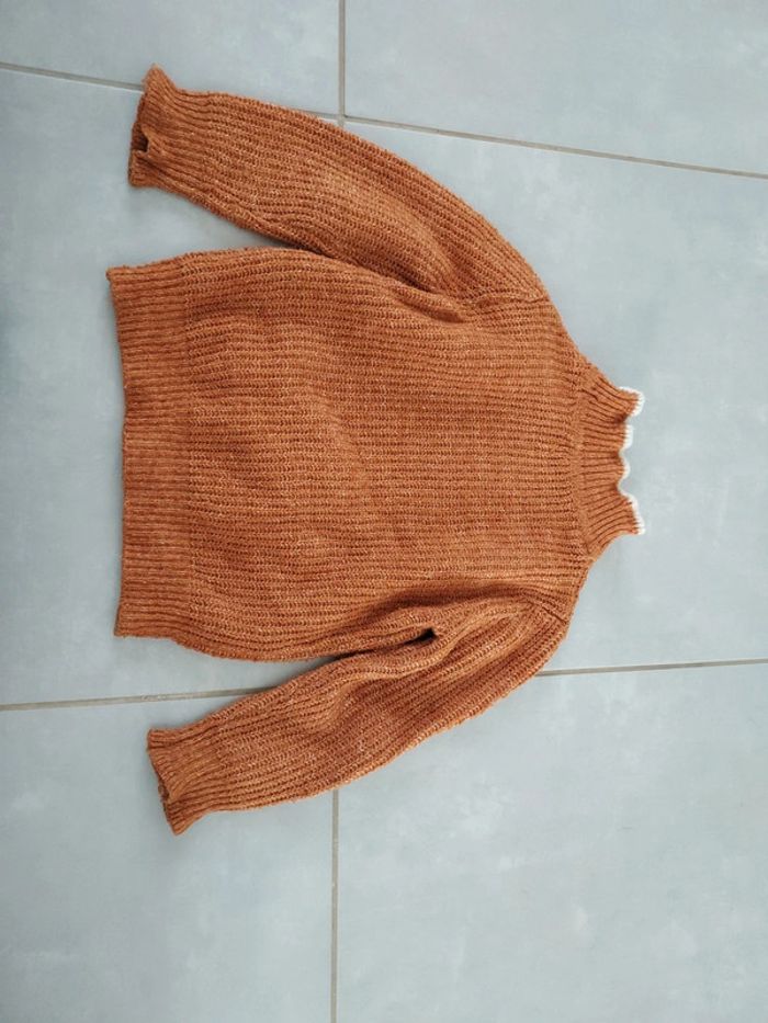 Pull jaune moutarde fille - photo numéro 4