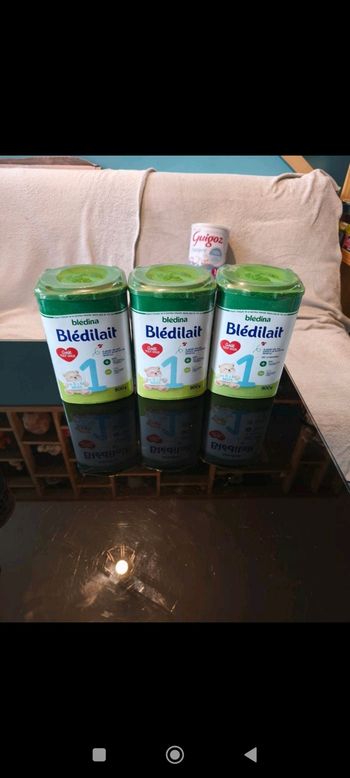 Lot 3 boîte de lait bledilait numéro 1 0/6 mois
